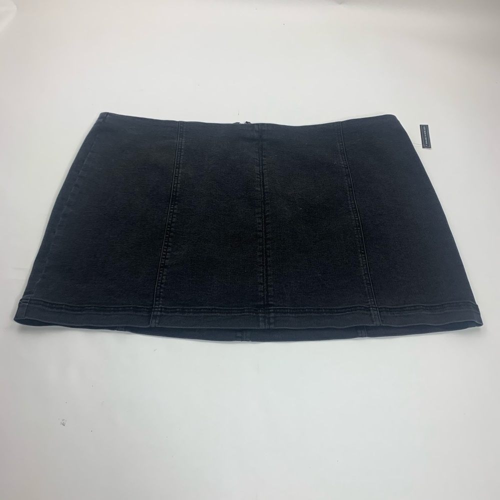 BP Black Denim Skirt 3X